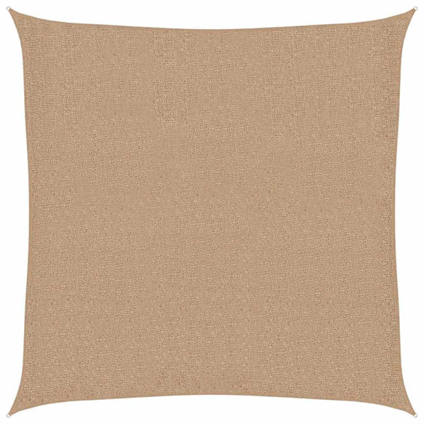 Sonnensegel 160 g/m² Taupe 5x5 m HDPE