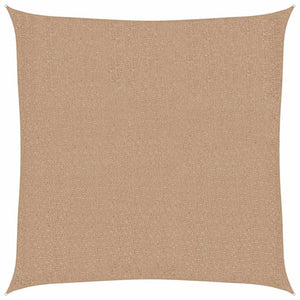 Sonnensegel 160 g/m² Taupe 6x6 m HDPE