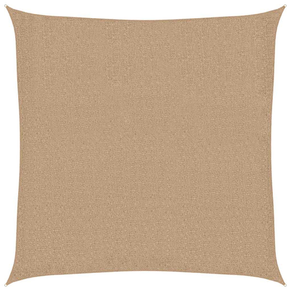 Sonnensegel 160 g/m² Taupe 7x7 m HDPE