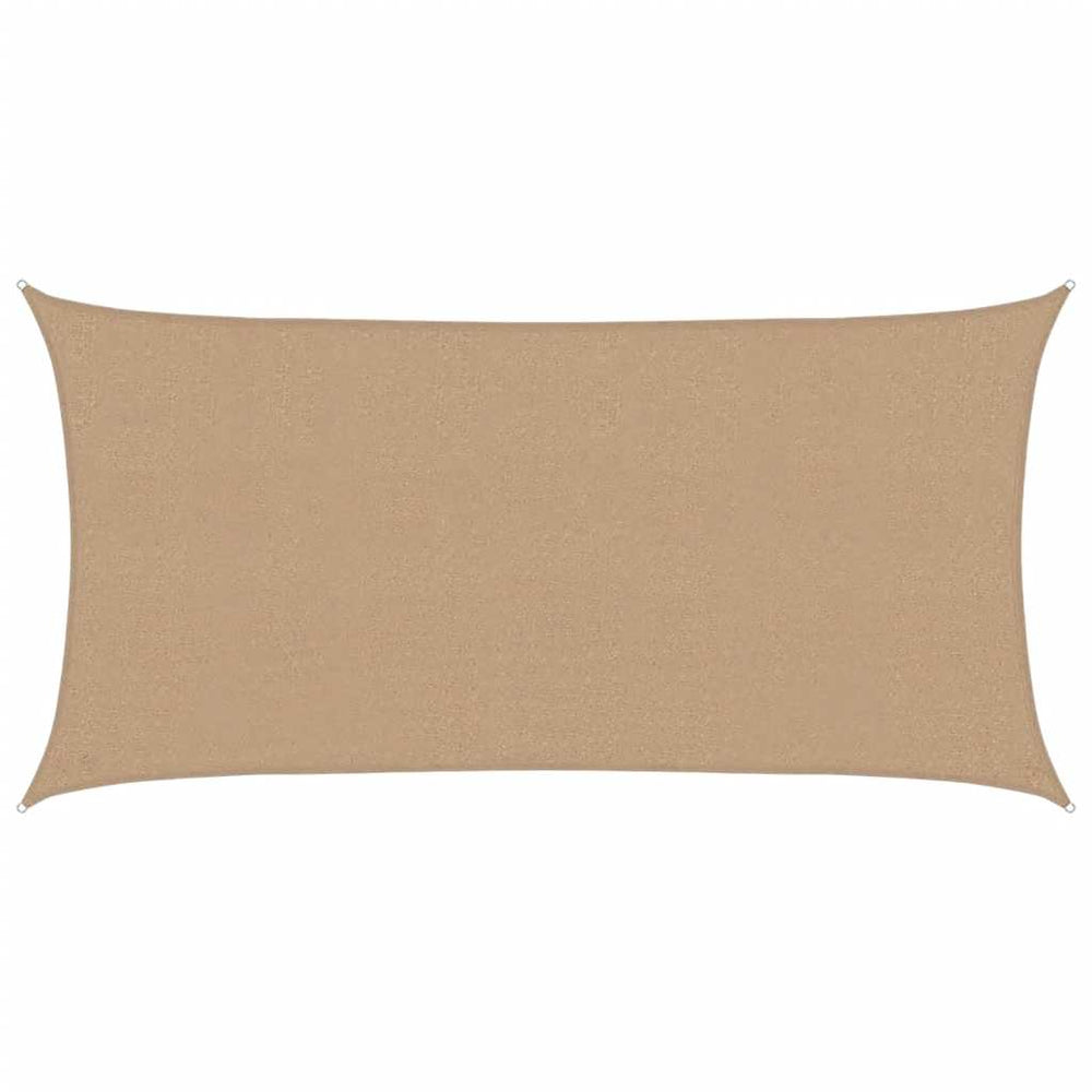 vidaXL Voile d'ombrage 160 g/m² Taupe 2x3,5 m en PEHD