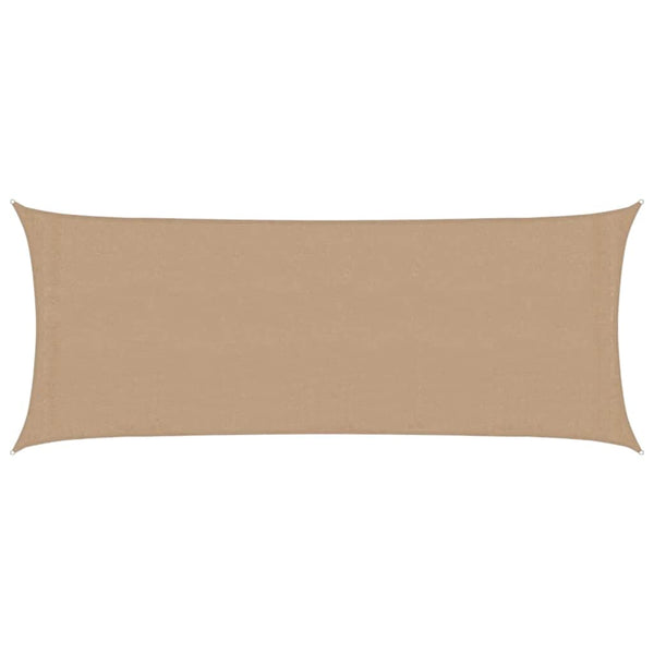 Sonnensegel 160 g/m² Taupe 2x5 m HDPE