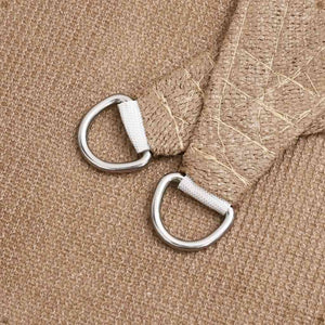 Sonnensegel 160 g/m² Taupe 2x5 m HDPE