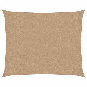 Sonnensegel 160 g/m² Taupe 2,5x3 m HDPE