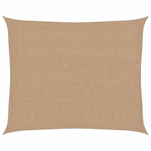 Sonnensegel 160 g/m² Taupe 2,5x3 m HDPE