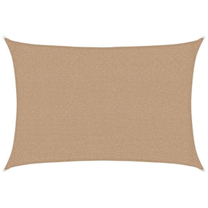Sonnensegel 160 g/m² Taupe 2,5x3,5 m HDPE