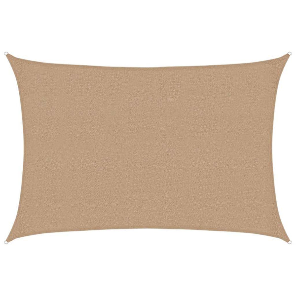 Sonnensegel 160 g/m² Taupe 2,5x3,5 m HDPE