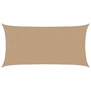 Sonnensegel 160 g/m² Taupe 2,5x4,5 m HDPE