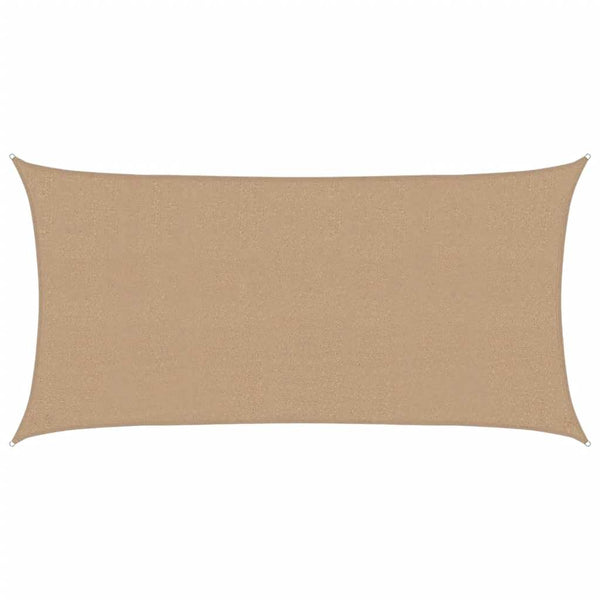 Sonnensegel 160 g/m² Taupe 2,5x4,5 m HDPE