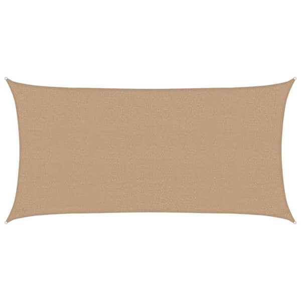 Sonnensegel 160 g/m² Taupe 2,5x5 m HDPE