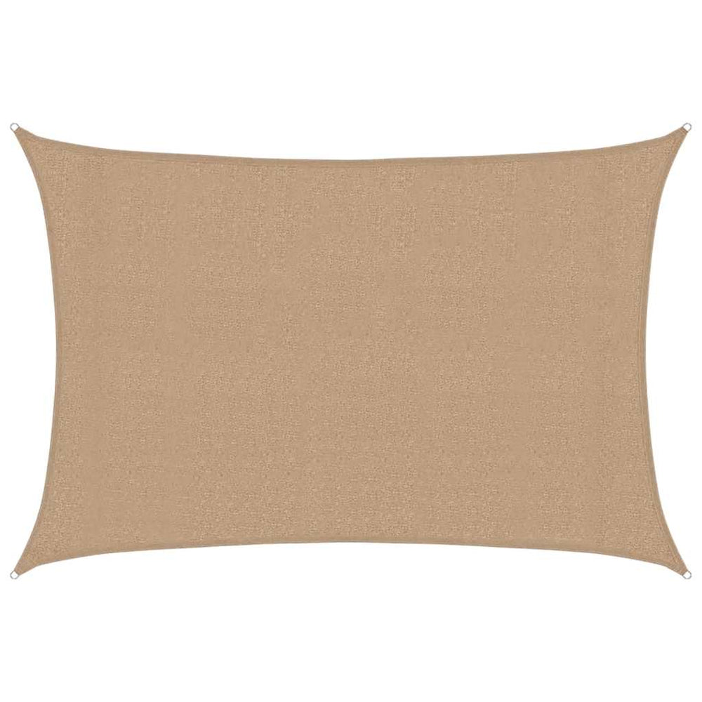 vidaXL Voile d'ombrage 160 g/m² taupe 3x4 m PEHD