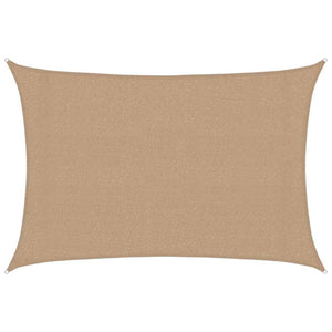Sonnensegel 160 g/m² Taupe 3x4 m HDPE