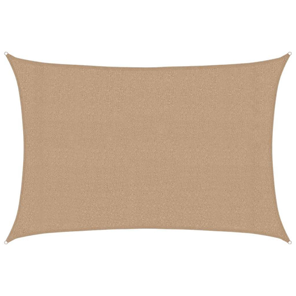 Sonnensegel 160 g/m² Taupe 3x4,5 m HDPE