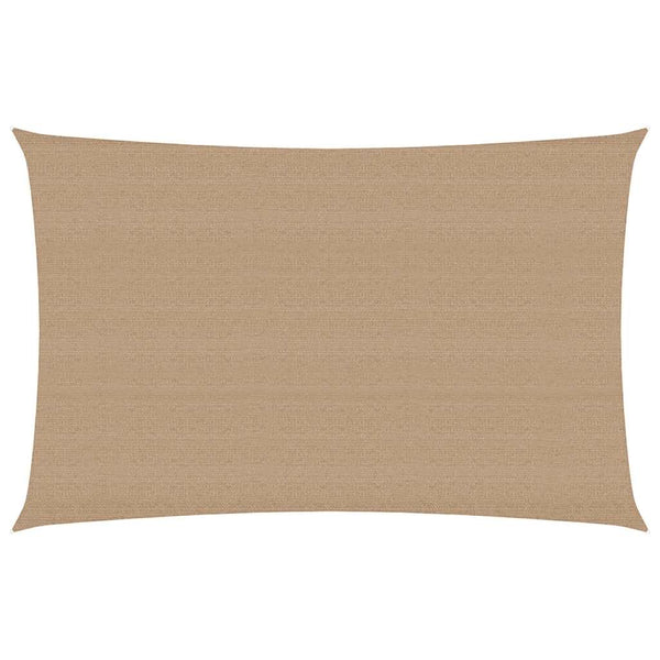 Sonnensegel 160 g/m² Taupe 3x5 m HDPE
