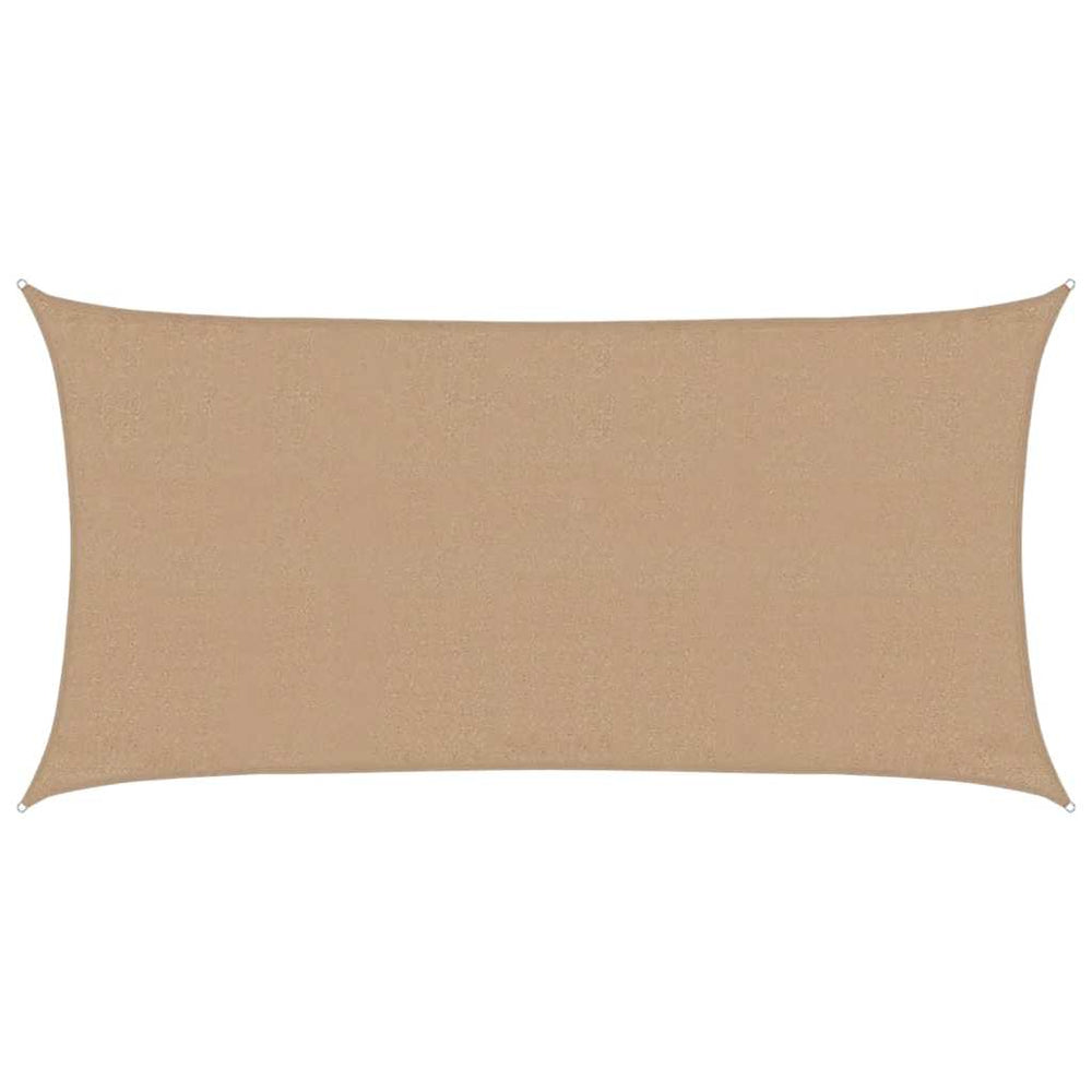 vidaXL Voile d'ombrage 160 g/m² Taupe 3x6 m HDPE