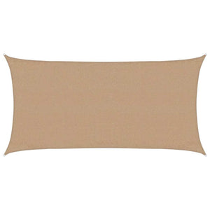 Sonnensegel 160 g/m² Taupe 3x6 m HDPE