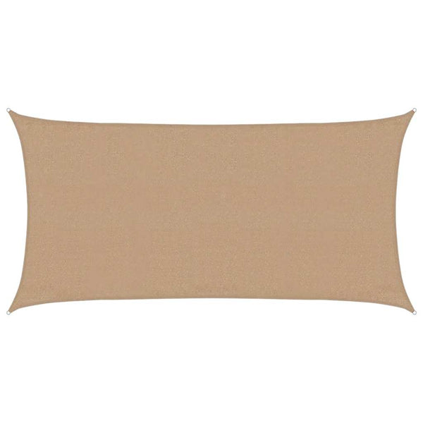 Sonnensegel 160 g/m² Taupe 3x6 m HDPE