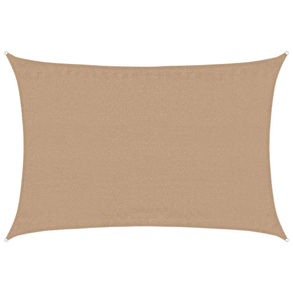 Sonnensegel 160 g/m² Taupe 3,5x4,5 m HDPE
