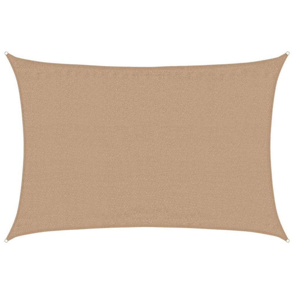 vidaXL Voile d'ombrage 160 g/m² taupe 4x5 m HDPE