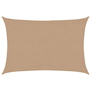Sonnensegel 160 g/m² Taupe 4x5 m HDPE