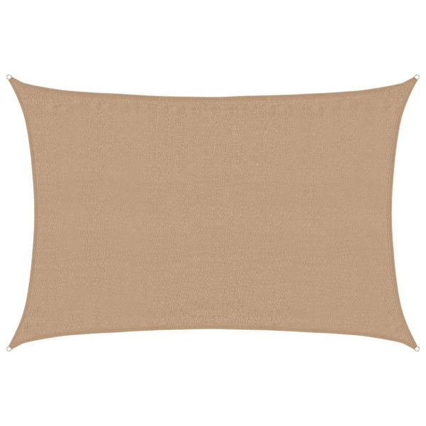 Sonnensegel 160 g/m² Taupe 4x5 m HDPE