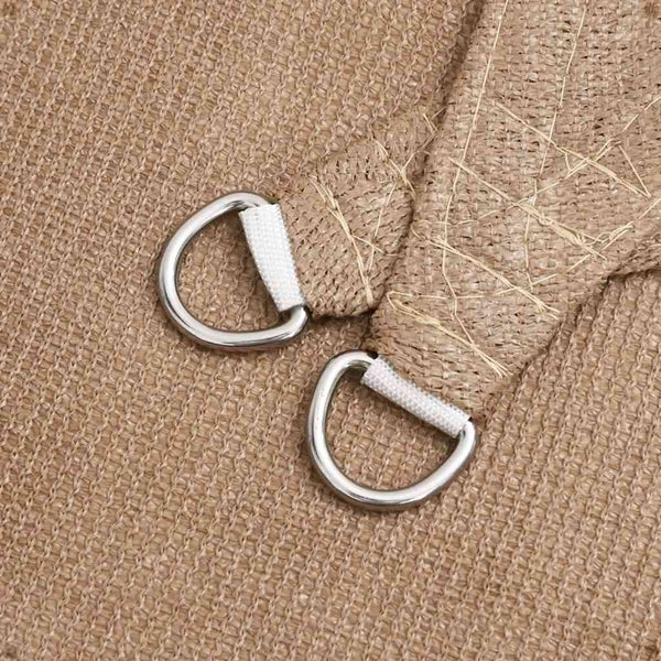 Sonnensegel 160 g/m² Taupe 4x5 m HDPE