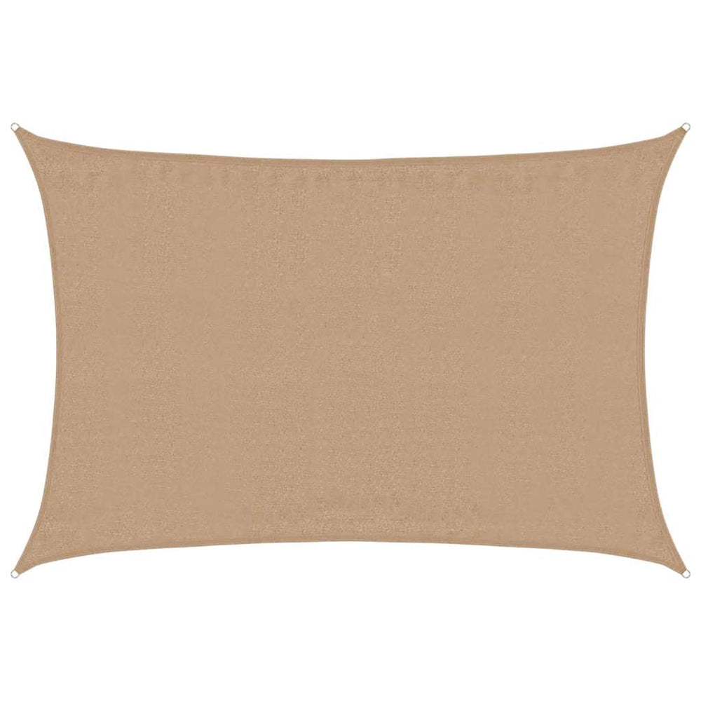 vidaXL Voile d'ombrage 160 g/m² Taupe 4x6 m HDPE