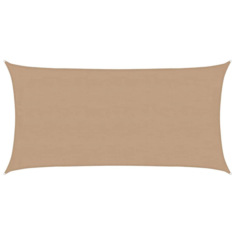 vidaXL Voile d'ombrage 160 g/m² taupe 4x7 m HDPE