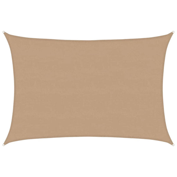 Sonnensegel 160 g/m² Taupe 5x6 m HDPE