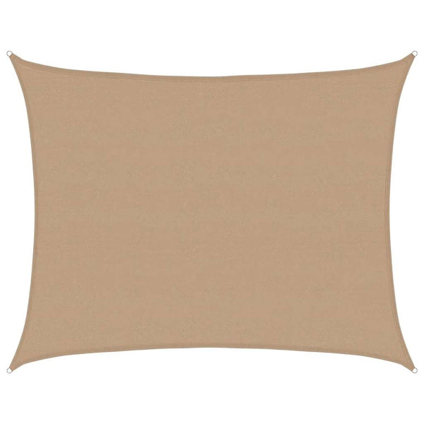 Sonnensegel 160 g/m² Taupe 6x7 m HDPE