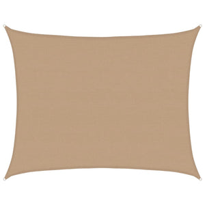 Sonnensegel 160 g/m² Taupe 6x8 m HDPE