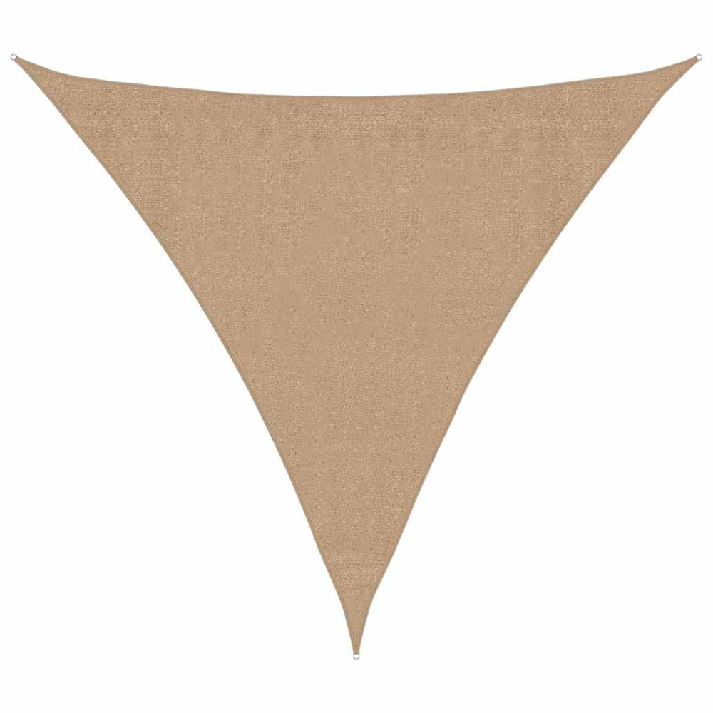 vidaXL Voile d'ombrage 160 g/m² Taupe 3x3x3 m PEHD