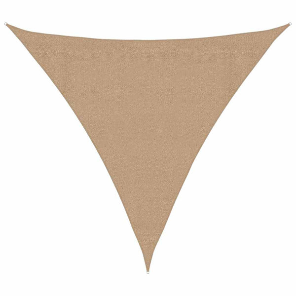Sonnensegel 160 g/m² Taupe 3x3x3 m HDPE