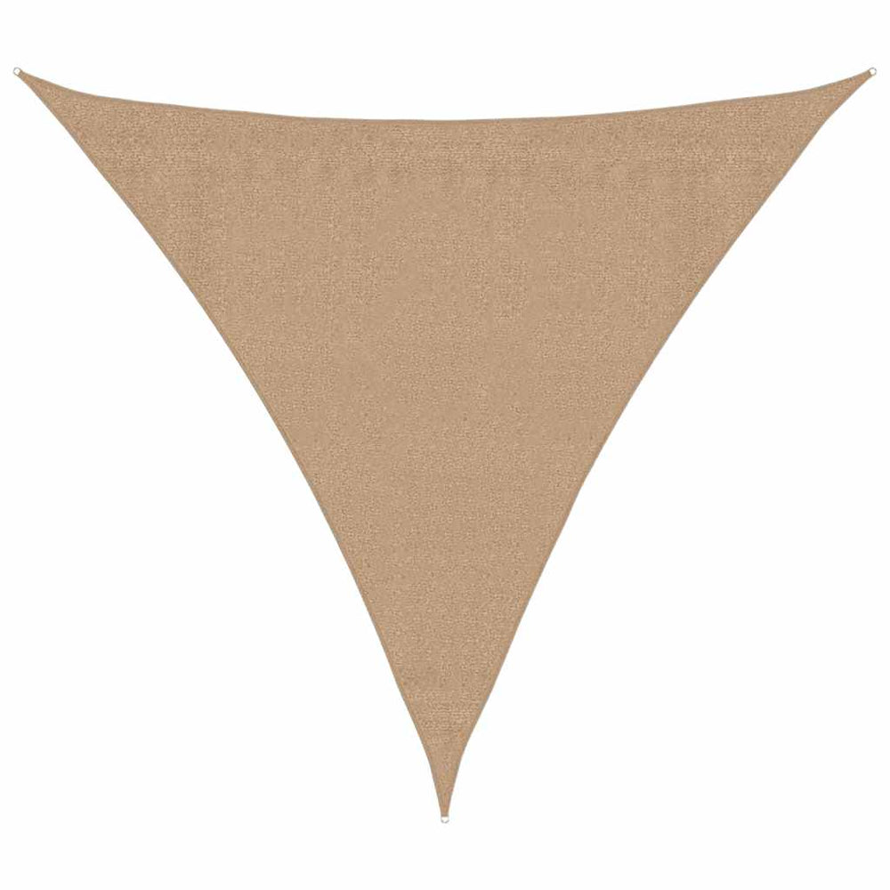 vidaXL Voile d'ombrage 160 g/m² Taupe 3,6x3,6x3,6 m PEHD