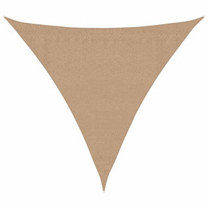 Sonnensegel 160 g/m² Taupe 3,6x3,6x3,6 m HDPE