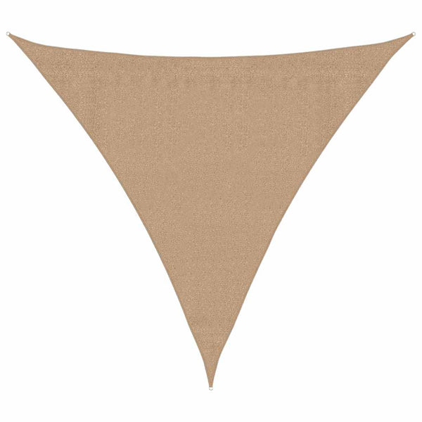 Sonnensegel 160 g/m² Taupe 3,6x3,6x3,6 m HDPE