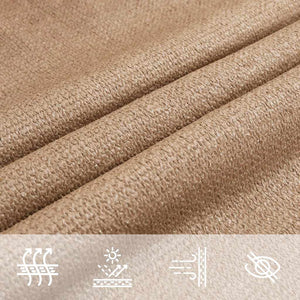 Sonnensegel 160 g/m² Taupe 3,6x3,6x3,6 m HDPE