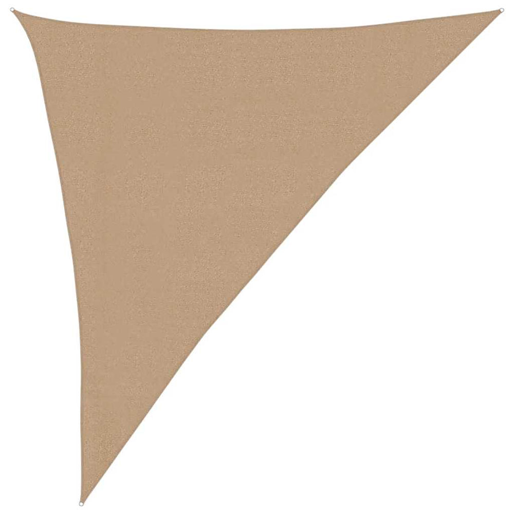 vidaXL Voile d'ombrage 160 g/m² Taupe 3x4x5 m en HDPE