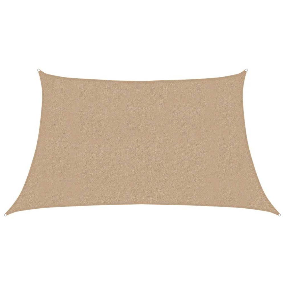 vidaXL Voile d'ombrage 160 g/m² Taupe 3/4x2 m HDPE