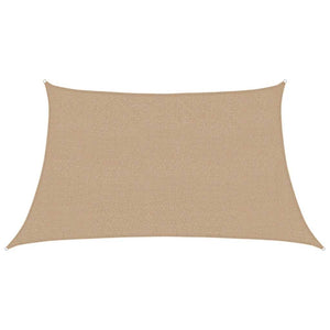 Sonnensegel 160 g/m² Taupe 3/4x2 m HDPE