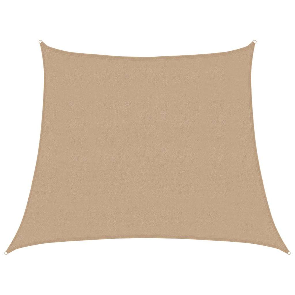 vidaXL Voile d'ombrage 160 g/m² Taupe 3/4x3 m PEHD