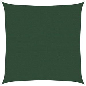 Sonnensegel 160 g/m² Dunkelgrün 4x4 m HDPE