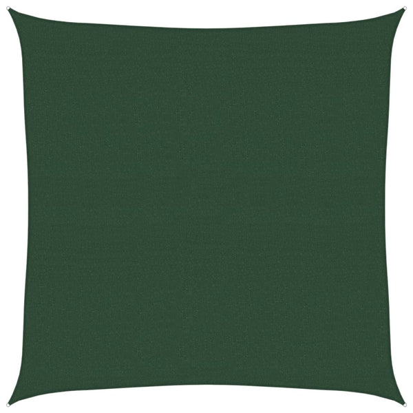 Sonnensegel 160 g/m² Dunkelgrün 4x4 m HDPE