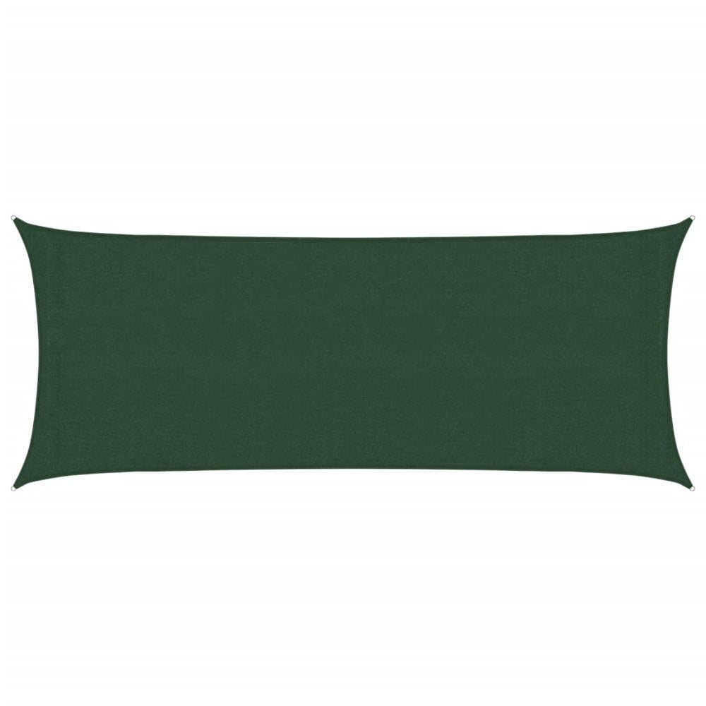 vidaXL Voile d'ombrage 160 g/m² Vert foncé 2x4,5 m HDPE