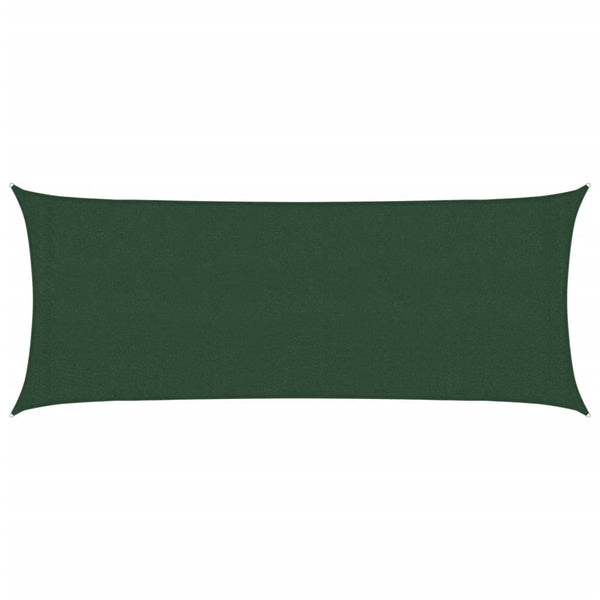 Sonnensegel 160 g/m² Dunkelgrün 2x4,5 m HDPE