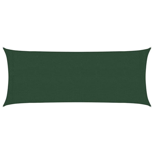 Sonnensegel 160 g/m² Dunkelgrün 2x5 m HDPE
