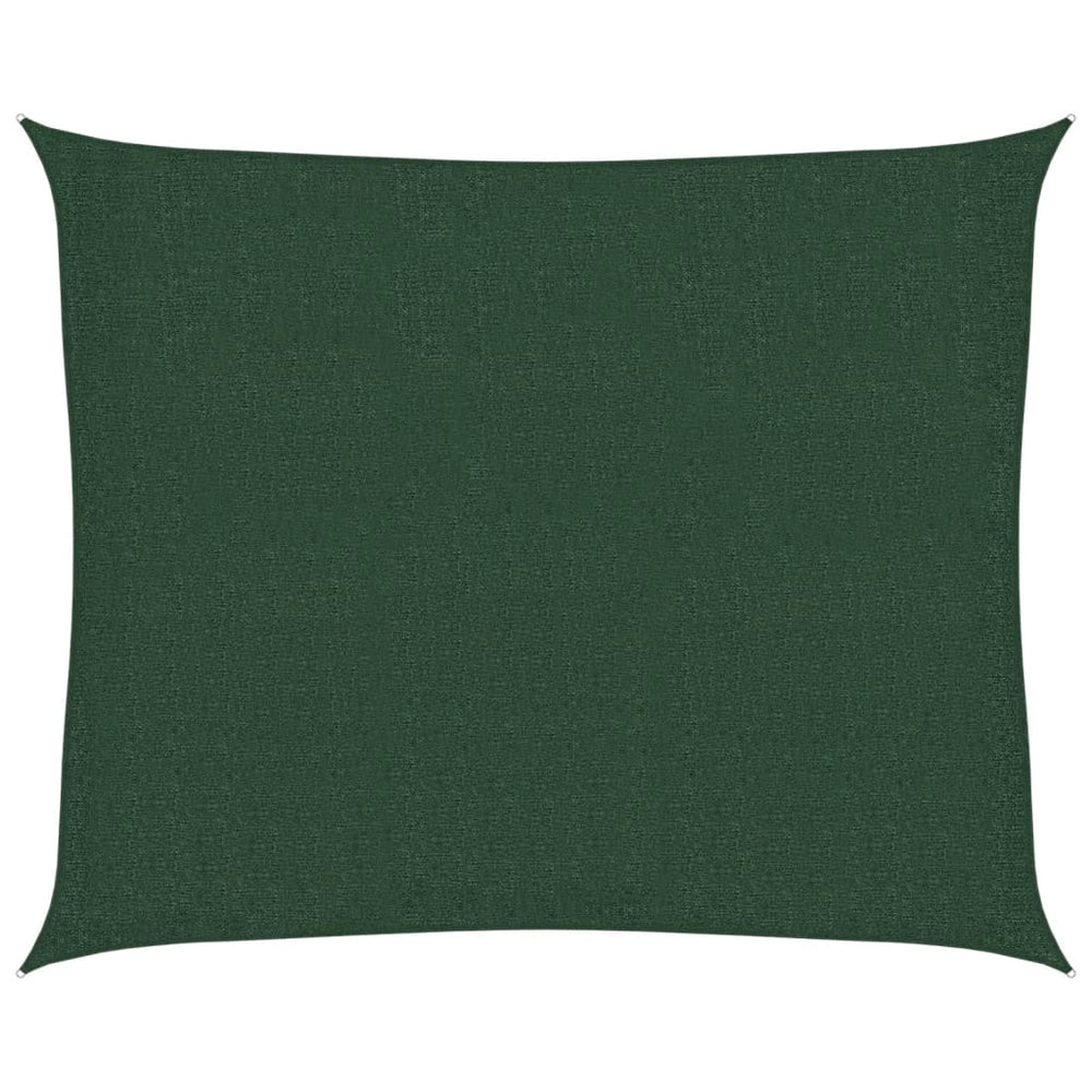 vidaXL Voile d'ombrage 160 g/m² vert foncé 2,5x3 m PEHD