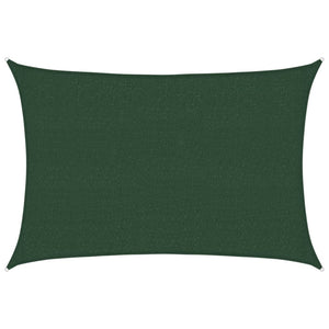 Sonnensegel 160 g/m² Dunkelgrün 2,5x3,5 m HDPE
