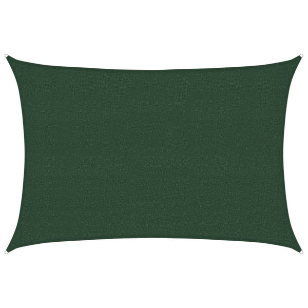 Sonnensegel 160 g/m² Dunkelgrün 2,5x3,5 m HDPE