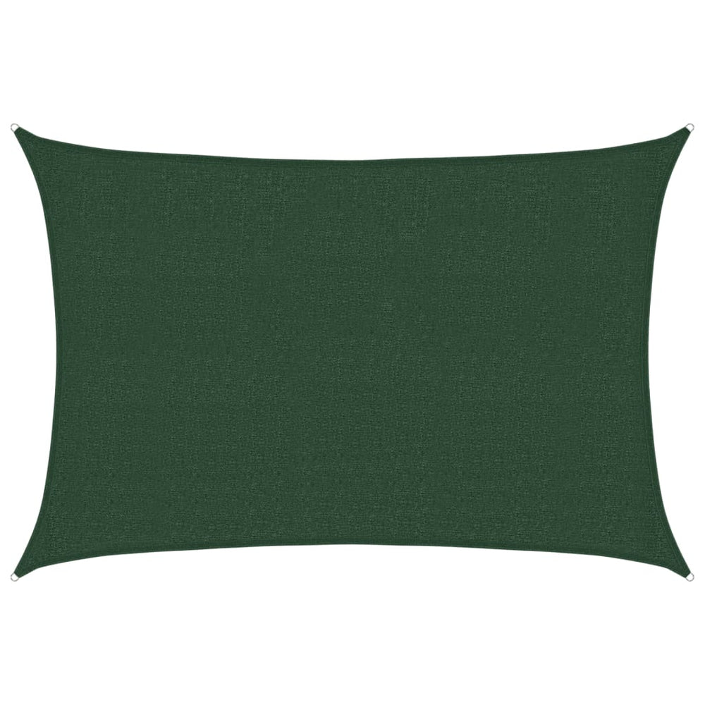 vidaXL Voile d'ombrage 160 g/m² Vert foncé 2,5x4 m HDPE