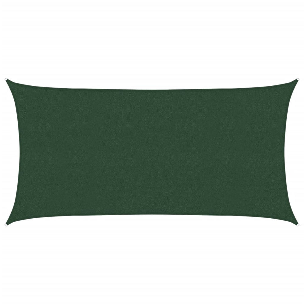 vidaXL Voile d'ombrage 160 g/m² Vert foncé 2,5x5 m HDPE